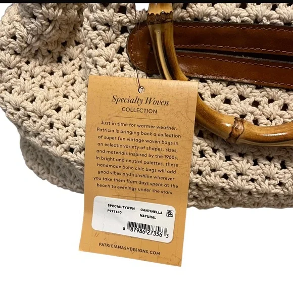 Patrisha Nash Cantinella Crochet Bag NWT - Picture 8 of 14